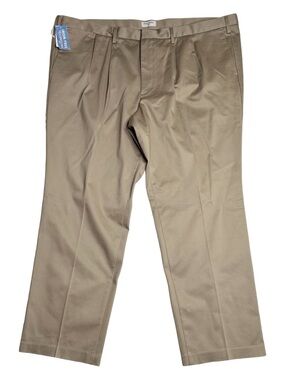 Dockers Superior Trouser Big & Tall Pleated Khaki Chino 50x32